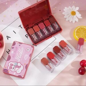 Color Castle Velvet Matte Long Lasting Lip Gloss Set – Pack of 5
