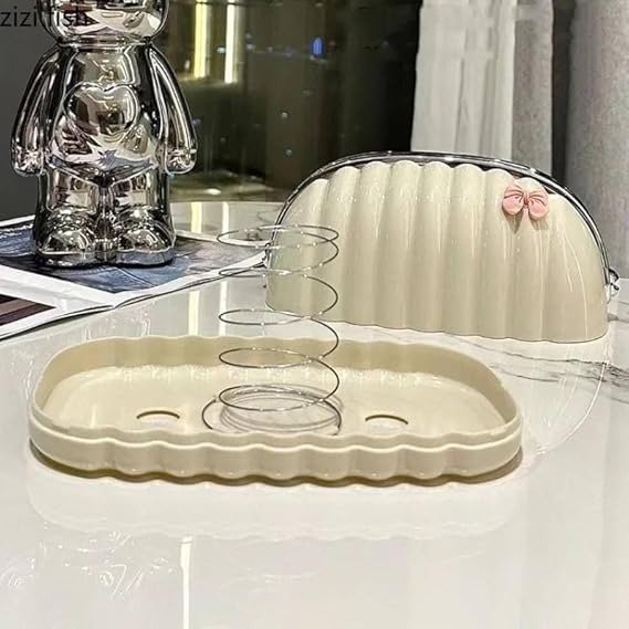 Decorative Shell Tissue Box Case Elegant and Modern Napkin Holder - Image 4