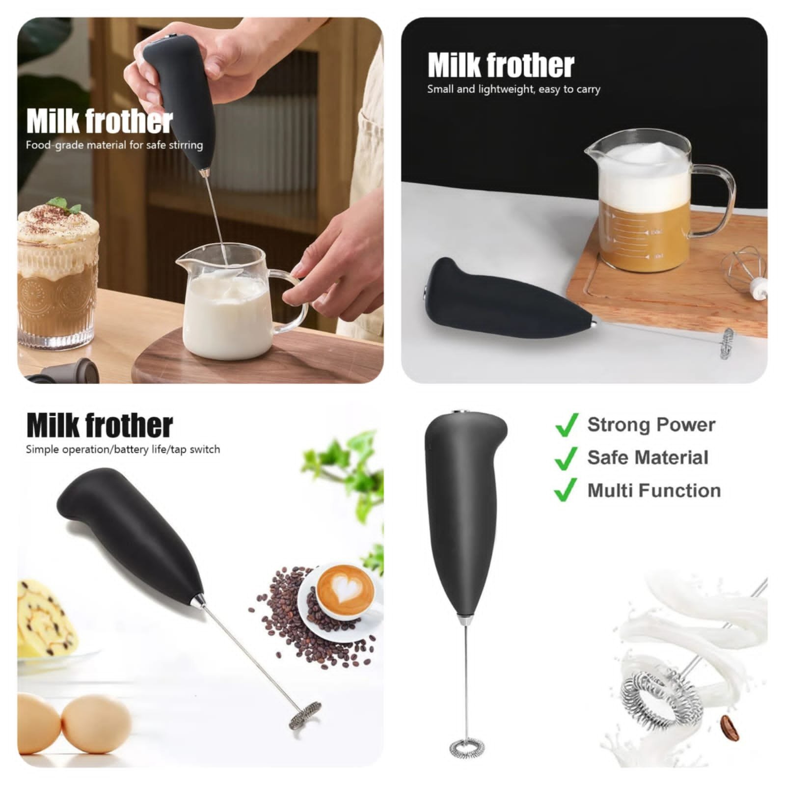 Multipurpose Electric Coffee Beater - Image 2
