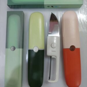 Stainless Steel 2 In 1 Fruit Cutting Knife With Peeler For Peeling...