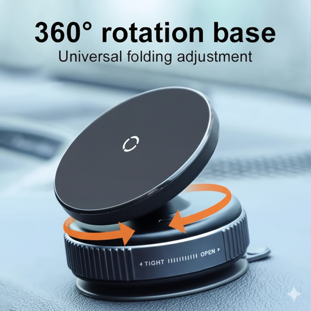 Professional Vacuum Suction Strong Magnetic Car Phone Holder 360°... - Image 4