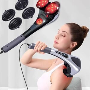Blue Idea Full Body Handheld Double Head Massager with Infrared Heat
