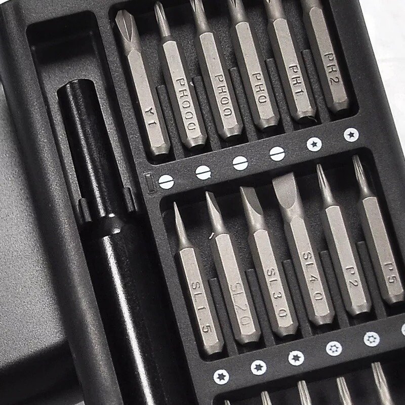 24 in 1 Screwdriver Bit Set Magnetic Disassembly Tool Durable Compact - Image 4