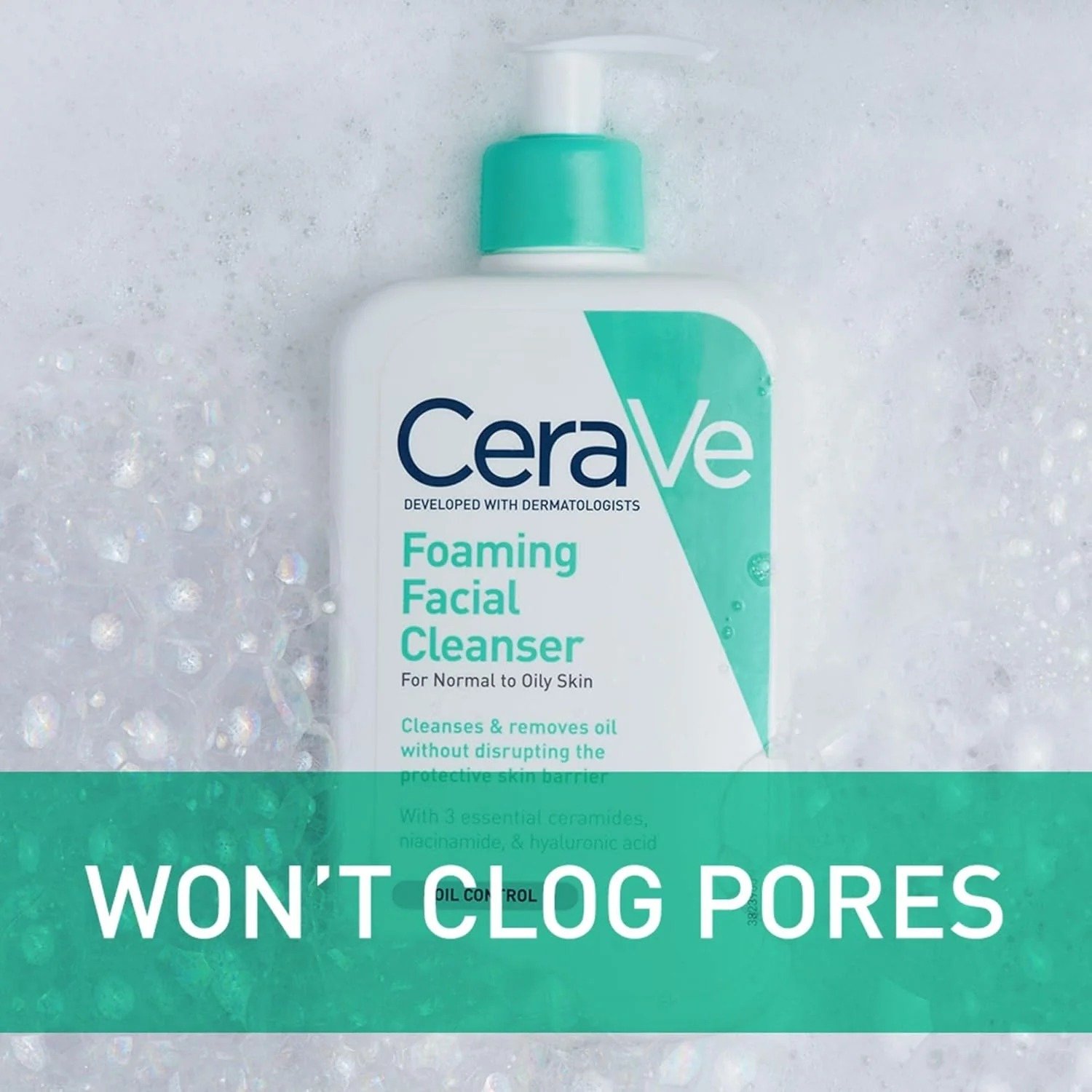 Cerave Foaming Facial Cleanser For Normal To Oily Skin - Image 2
