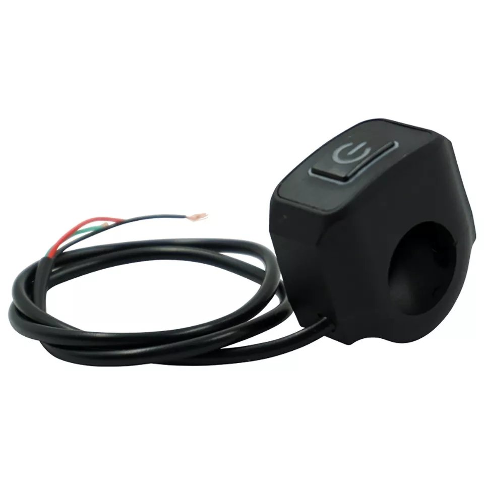 Motorcycle on Off LED Switch Push Button Handlebar Mount - Image 3