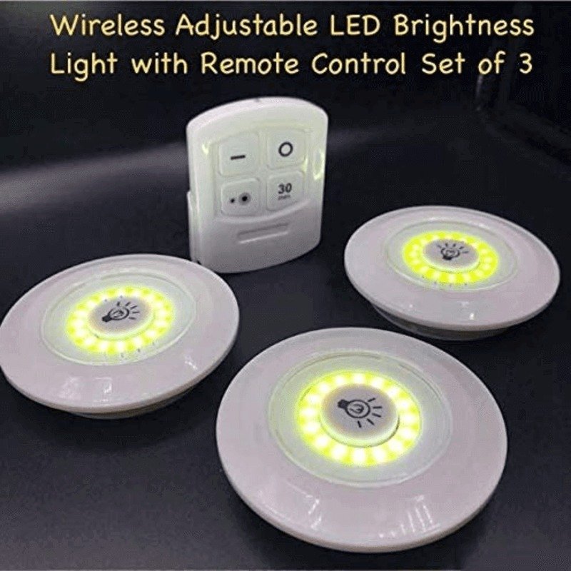Pack of 3 LED Remote Control Lights - Image 2