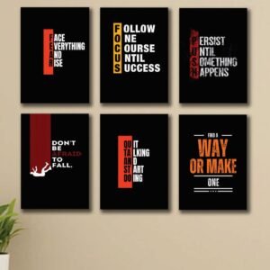 Set of 6 Premium Wall Art Photo Tiles