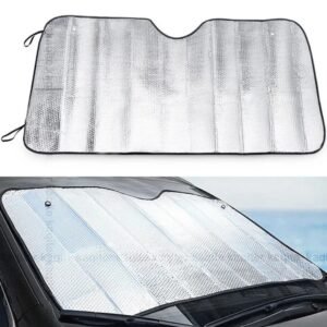 Universal Car Windscreen Sunshade 130 by 60 Cm,for Hatchback ,small