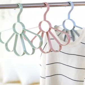 Flower Scarf Belt Hanger Multi Function Plastic Scarf Hanger 5 Holes