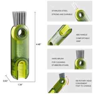 3-In-1 Silicone Cup Brush Set
