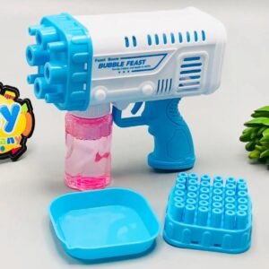 Bubble Bazooka Pro: Electric 2-In-1 Rocket Bubble Gun