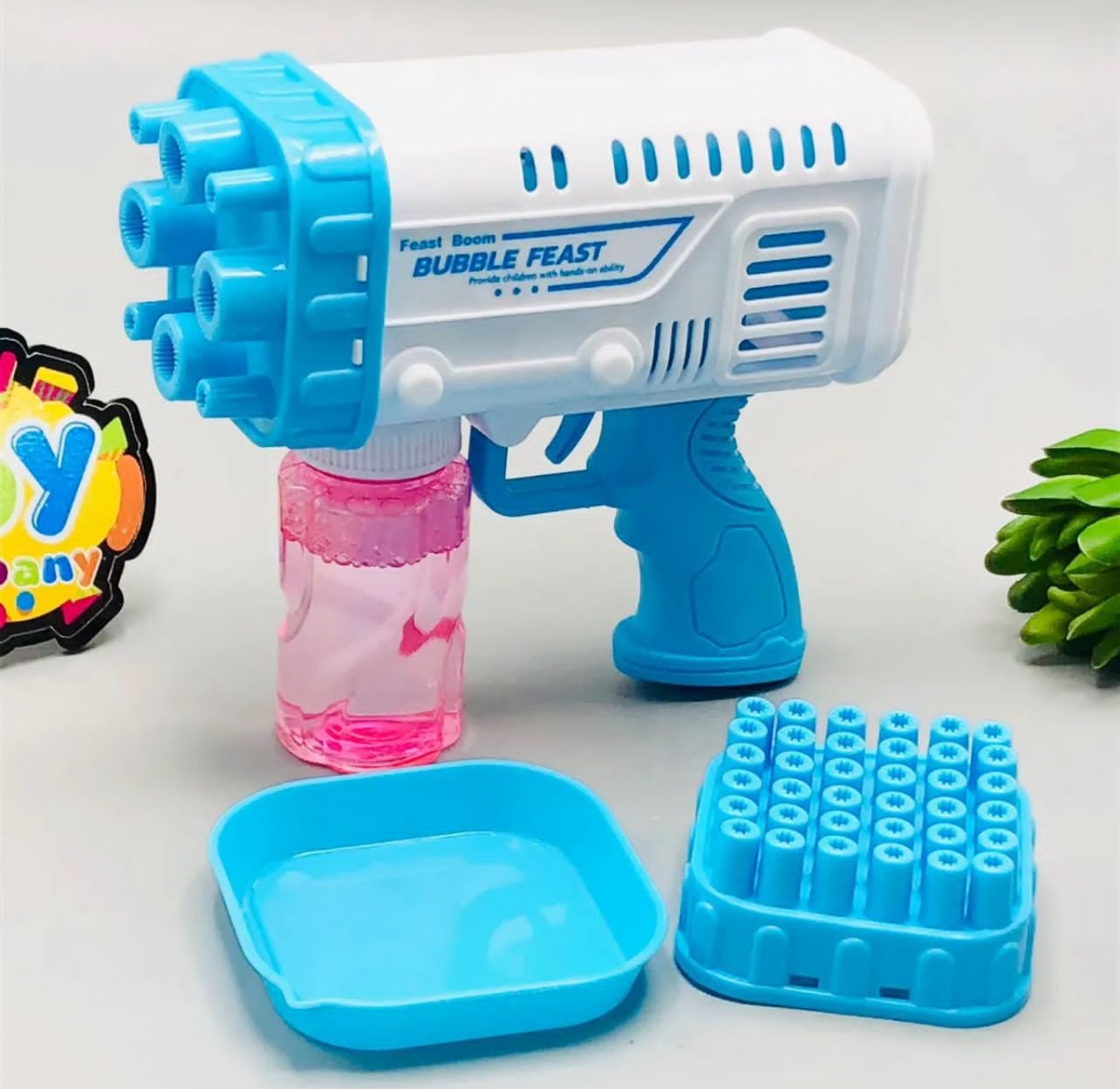 Bubble Bazooka Pro: Electric 2-In-1 Rocket Bubble Gun