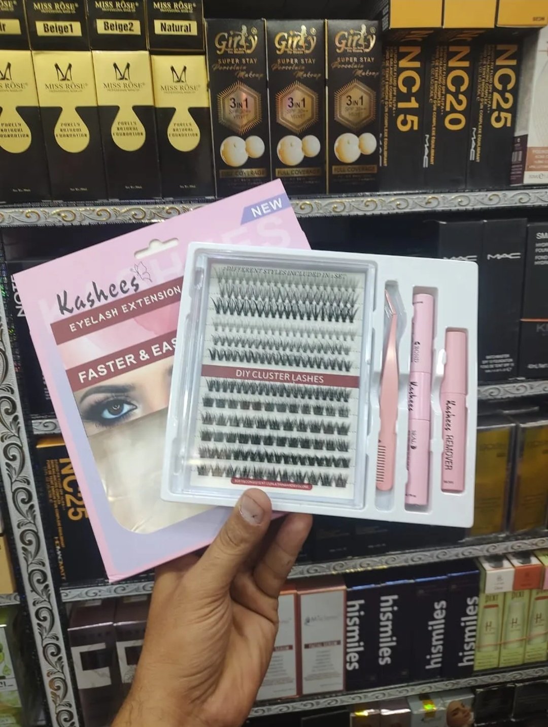 Kashee's 4 in 1 Permanent Eyelash Extension Set Professional Lash Kit - Image 5