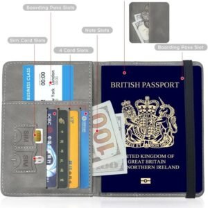 Premium Passport Wallet & Travel Document Organizer