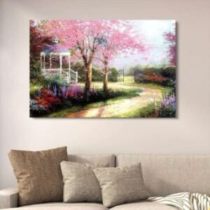 Pink Cherry Blossom Garden Wall Decor