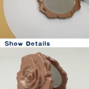 Beautiful Rose Shaped Wooden Colours Personalized Vintage Pocket...