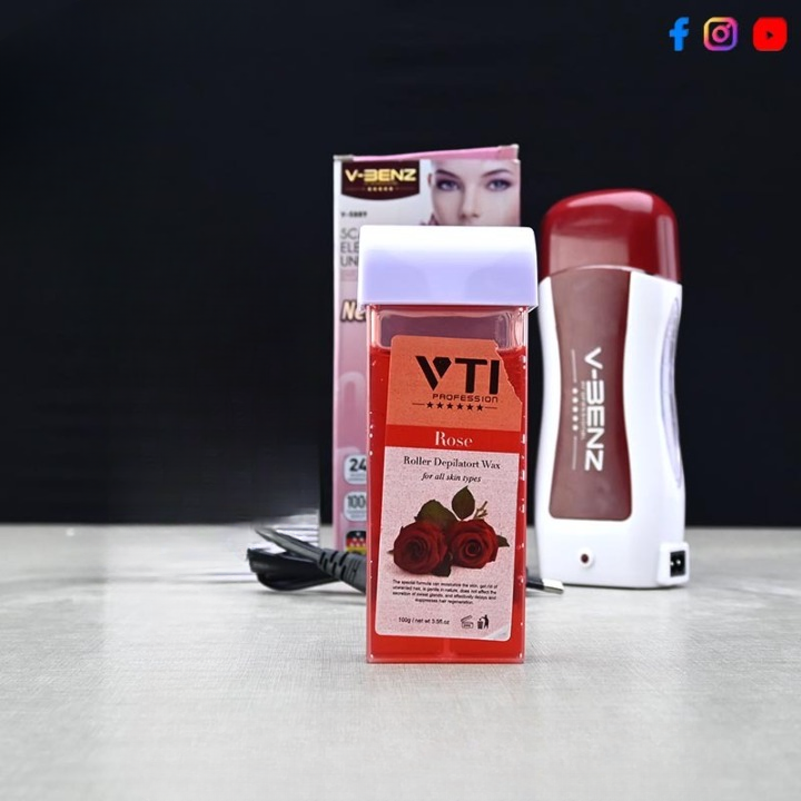 V-Benz Original Electric Roll on Wax Depilator Heater Hair Removal