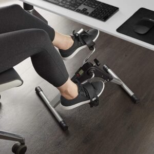 Mini Bike Pedal Exerciser Arms and Leg Pedal Exerciser with Digital