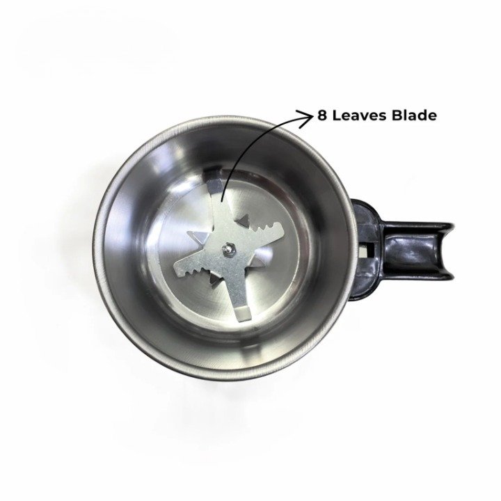 Raf Stainless Steel Electric Coffee Grinder - Image 2
