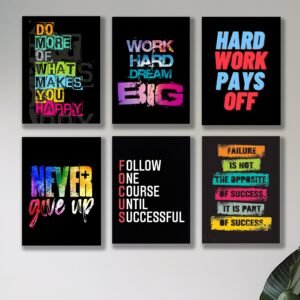 Set of 6 Premium Wall Art Photo Tiles