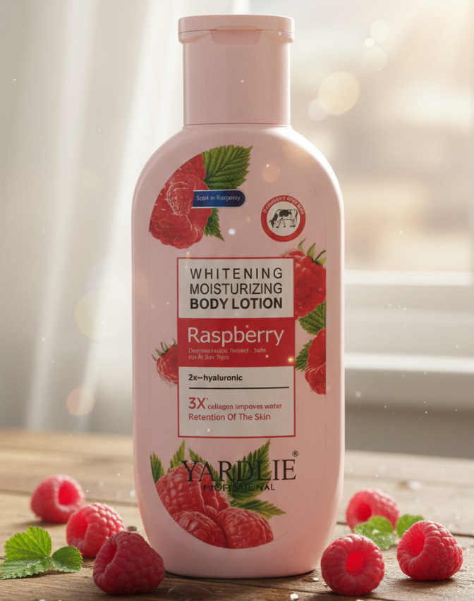 Yardlie Professional Raspberry Whitening & Moisturizing Body Lotion: - Image 2