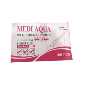 Medi Aqua 3cc Syringes