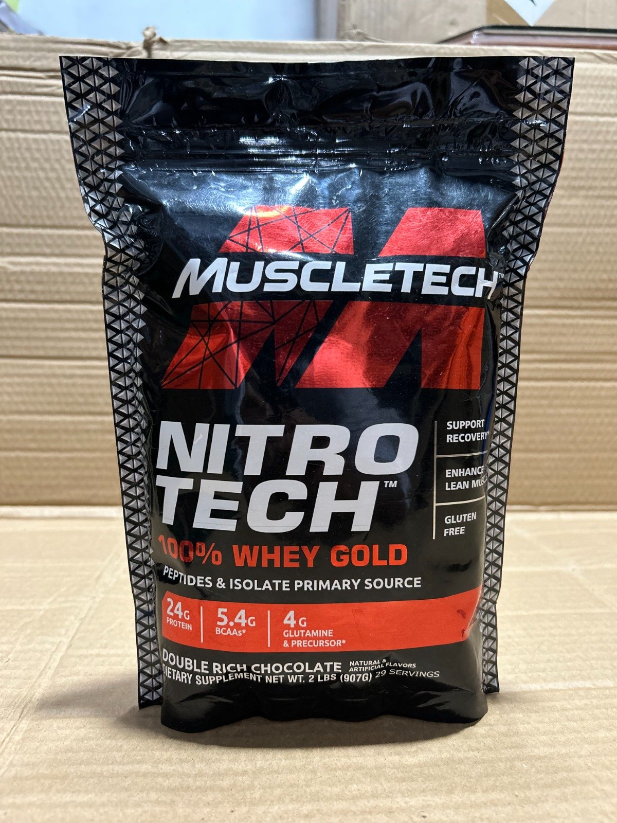 Muscletech Nitro-Tech 100% Whey Gold Protein Powder 2lbs - Image 3