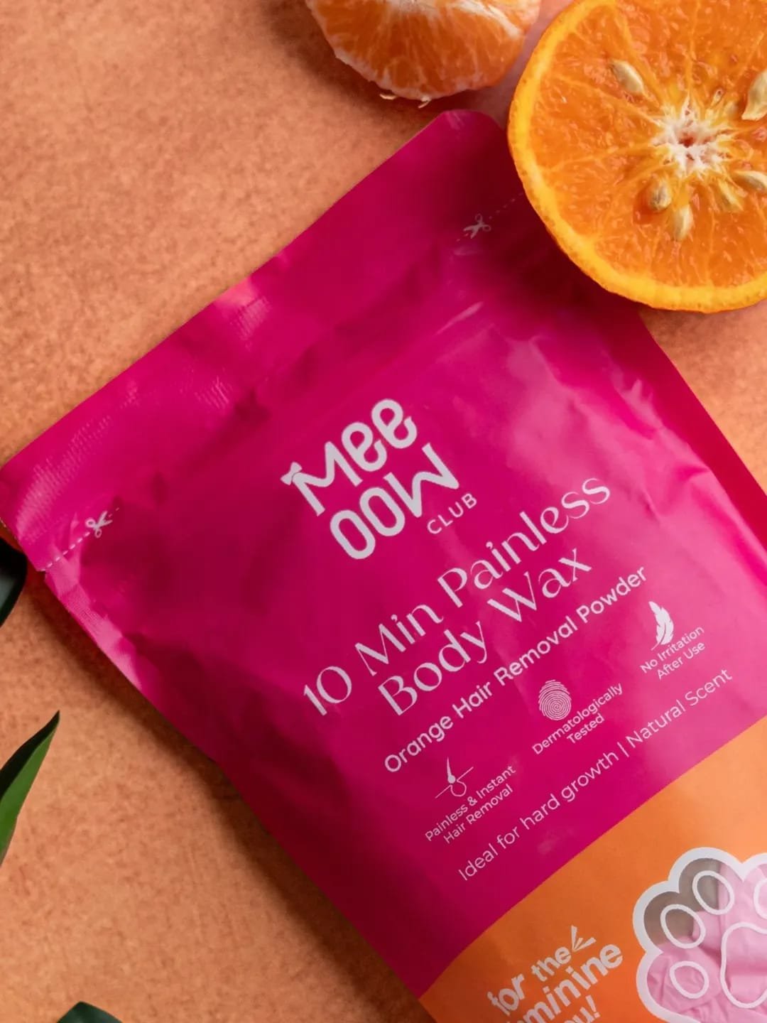 Meeoow Club 10 Minute Painless Body Wax Orange Hair Removal Powder - Image 3