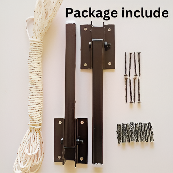 Cloth Drying Stand (24 Inches) With Free Rope Foldable Wall... - Image 2