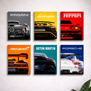 Set of 6 Premium Wall Art Photo Tiles