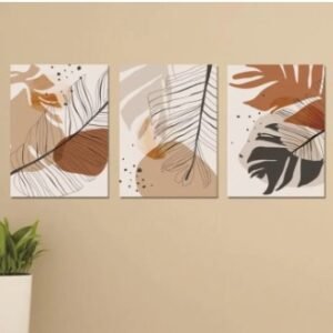 Set of 3 Sticky Wooden Canvas Frames for Wall Decore Aesthatic Art /