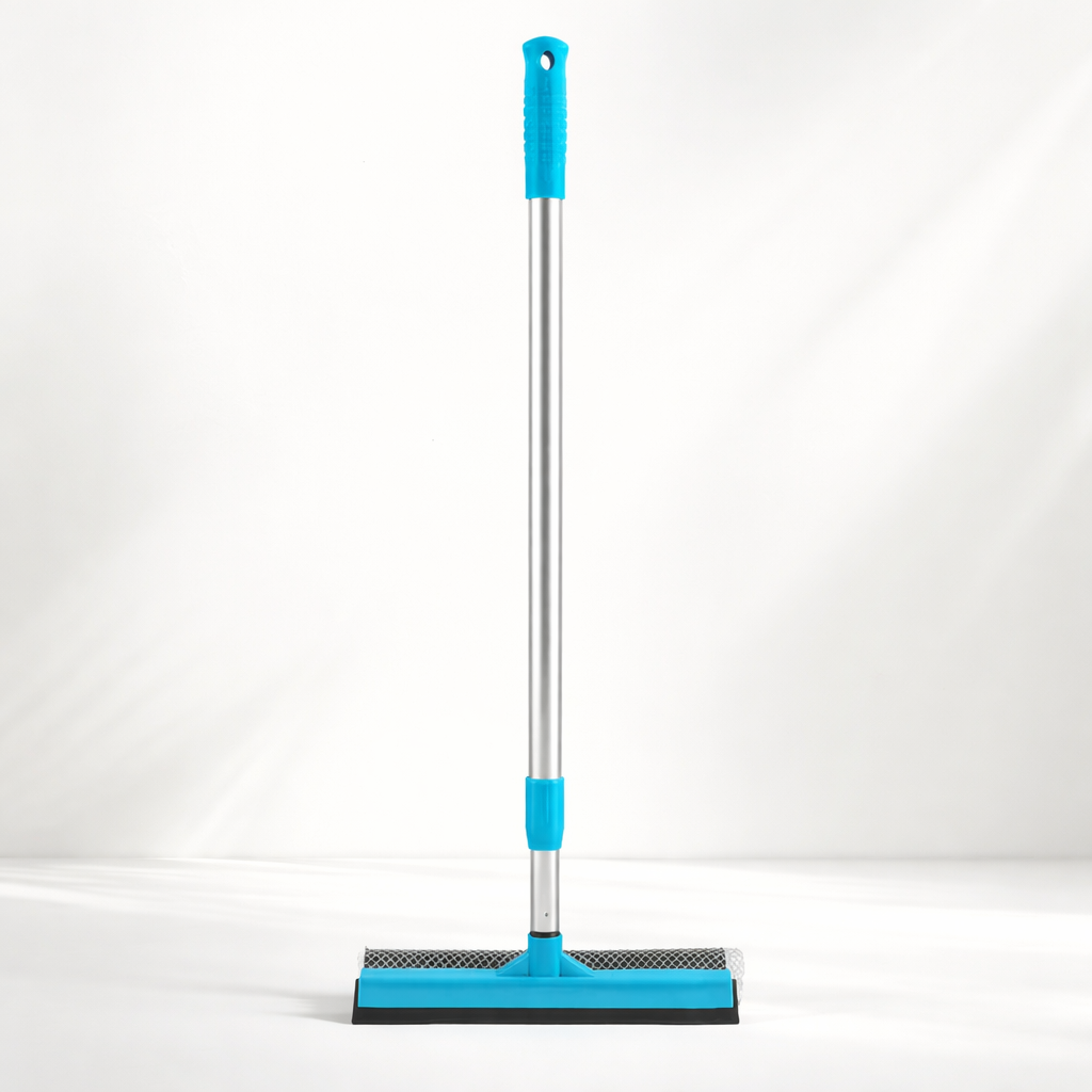 Royal 2-In-1 Window Squeegee with Aluminium Rod Handle