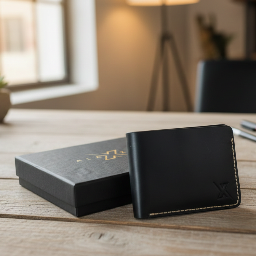Men’s Rugged Leather Wallet - Image 2