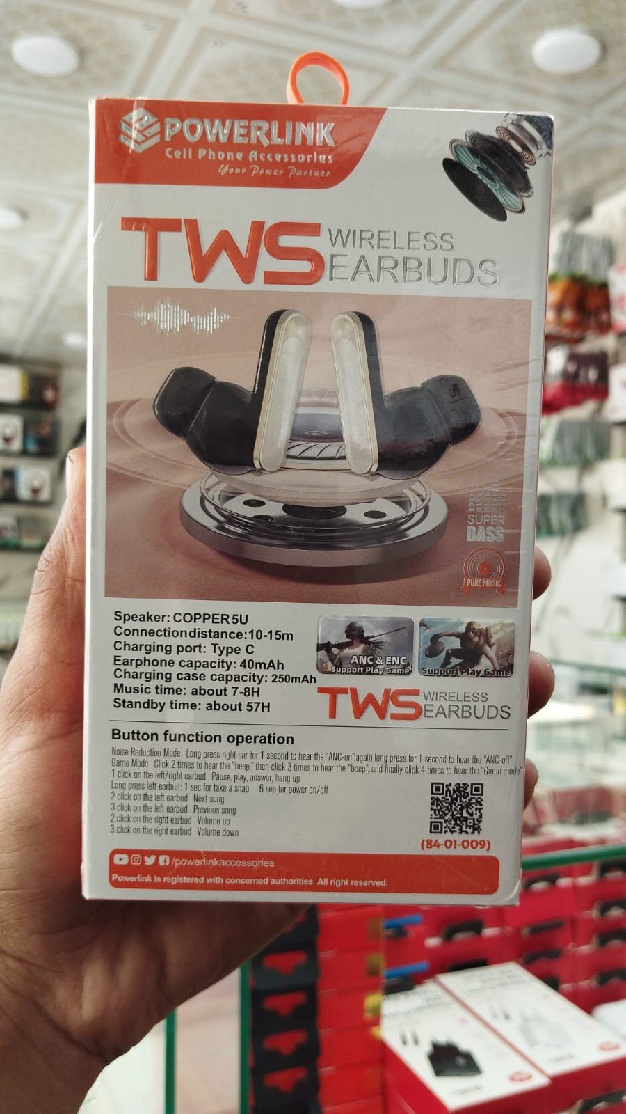 Powerlink Sonic Tws Wireless Earbuds with ANC + Enc Noise Cancellation - Image 4