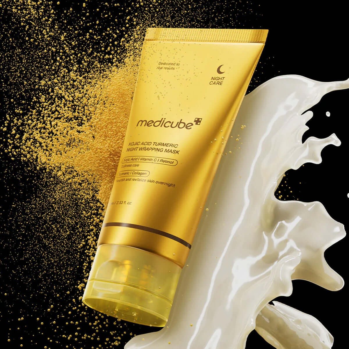 Medicube Turmeric Overnight Wrapping Peel Off Mask 75ml Korean Skincare