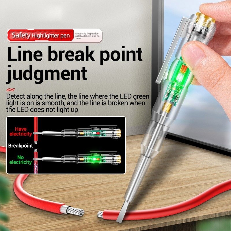 Led Test Pen Intelligent Induction Power Voltage Detector Pen...