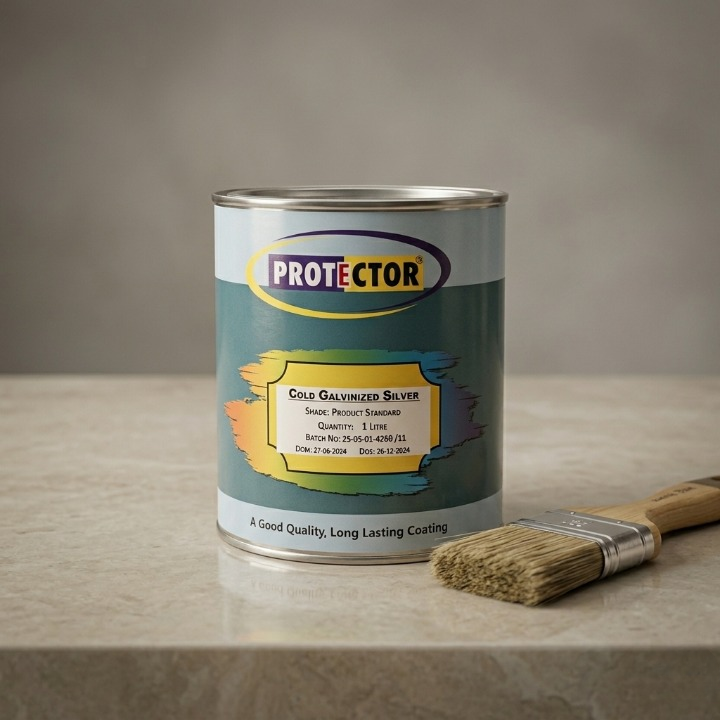 Protector Anti Rust Zinc Coating Spray Color (cold Galvanized Silver - Image 3