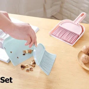 Mini Desktop Sweep Cleaning Brush Small Broom Dustpan Cute Little...