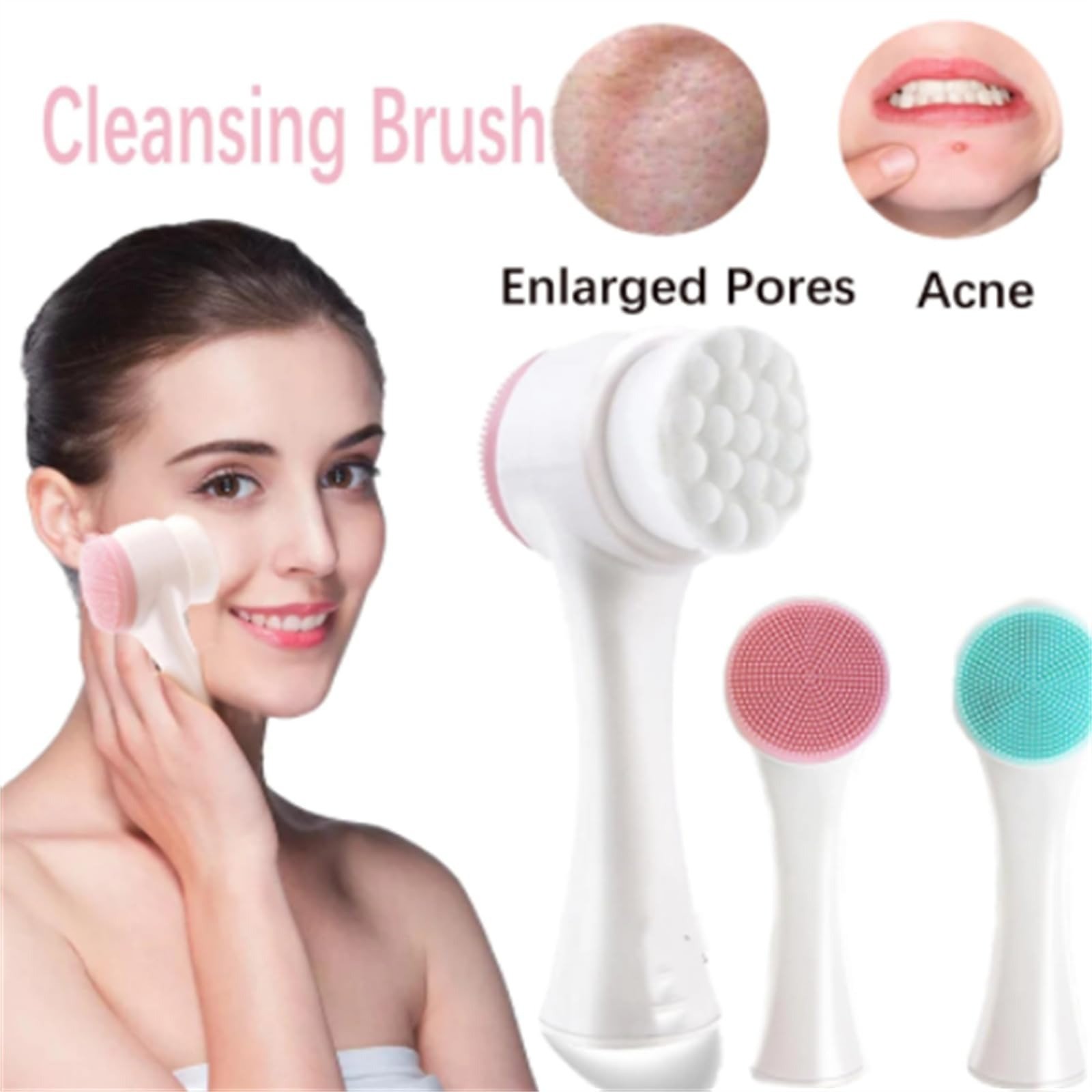 3d Double-Sided Silicone Face Cleanser