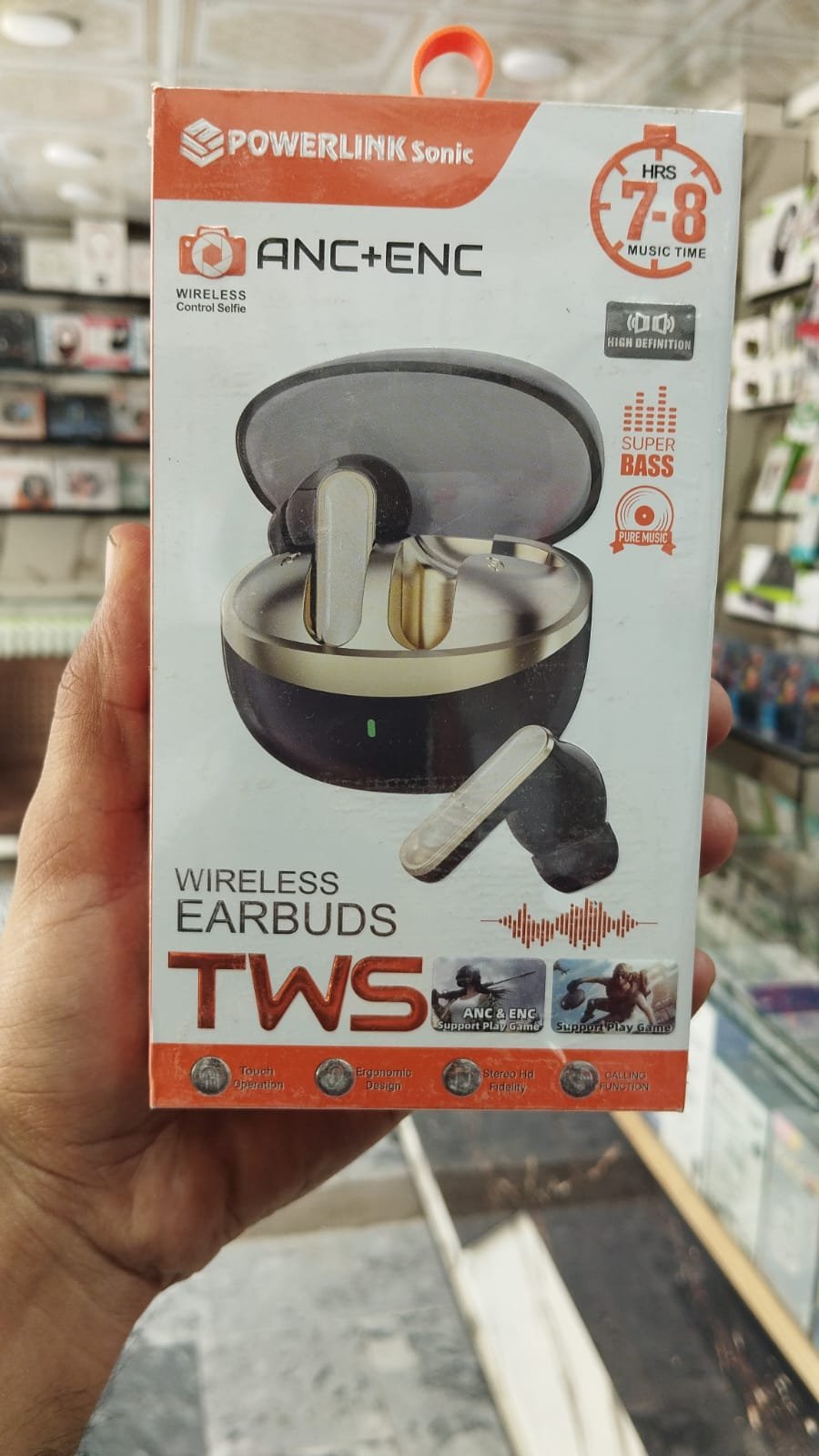 Powerlink Sonic Tws Wireless Earbuds with ANC + Enc Noise Cancellation - Image 5
