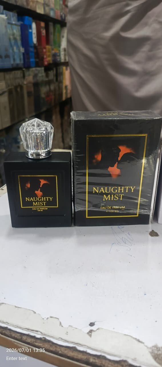Naughty Mist Luxury Eau De Parfum 100ml Black Bottle Warm Sweet Sensual - Image 4