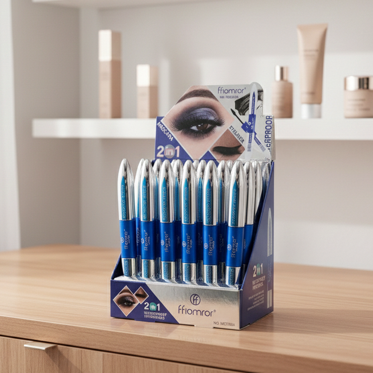 Flormar 2-In-1 Mascara & Eyeliner - Image 2