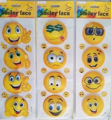 Smily Stickers Different Emojis In One Packets Cute Emoji Smily...