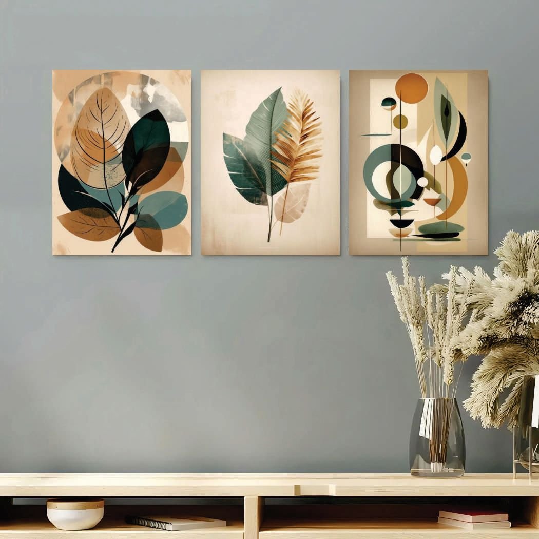 Set of 3 Premium Wall Art Photo Tiles