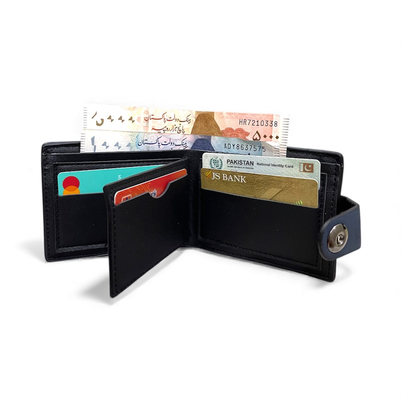 Men Pu Leather Wallet with Box - Image 3