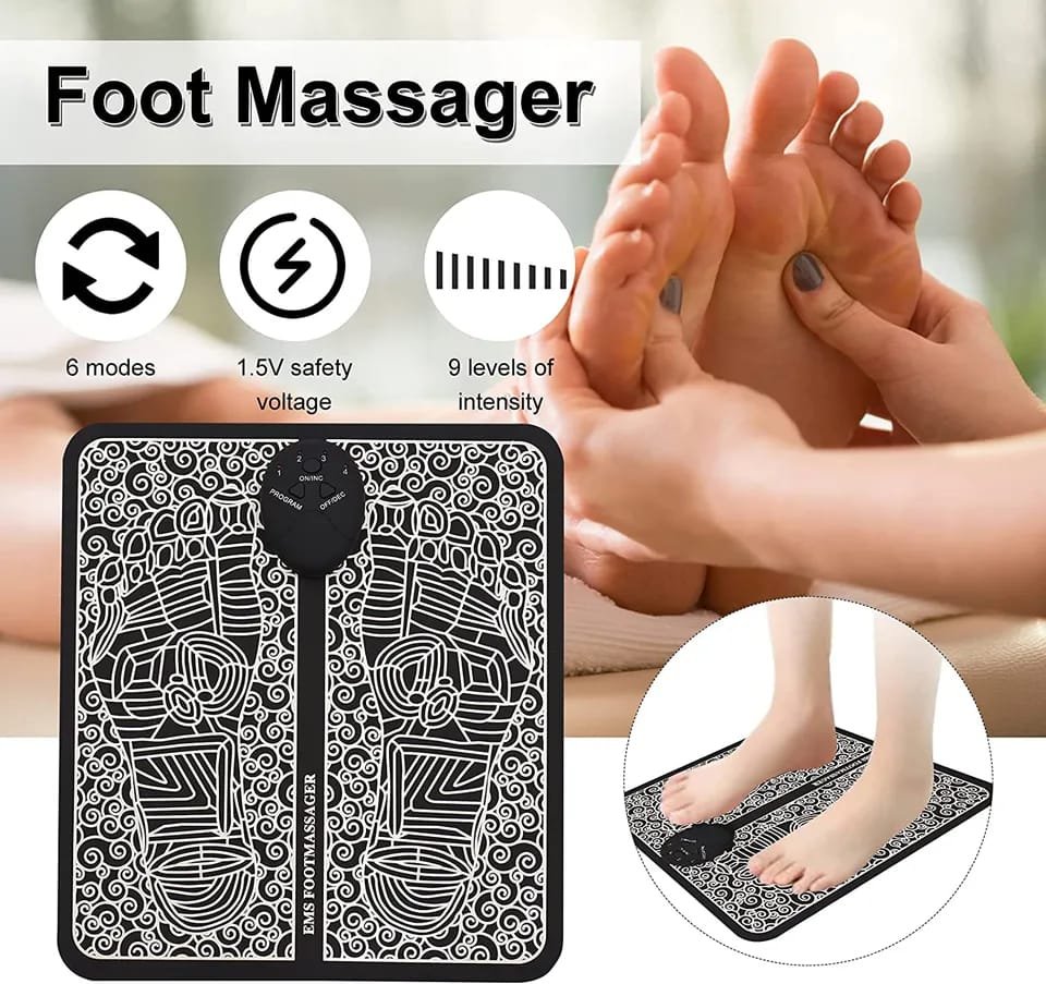 Ms Foot Massager Pad Improve Blood Circulation Relieve Ache Pain...