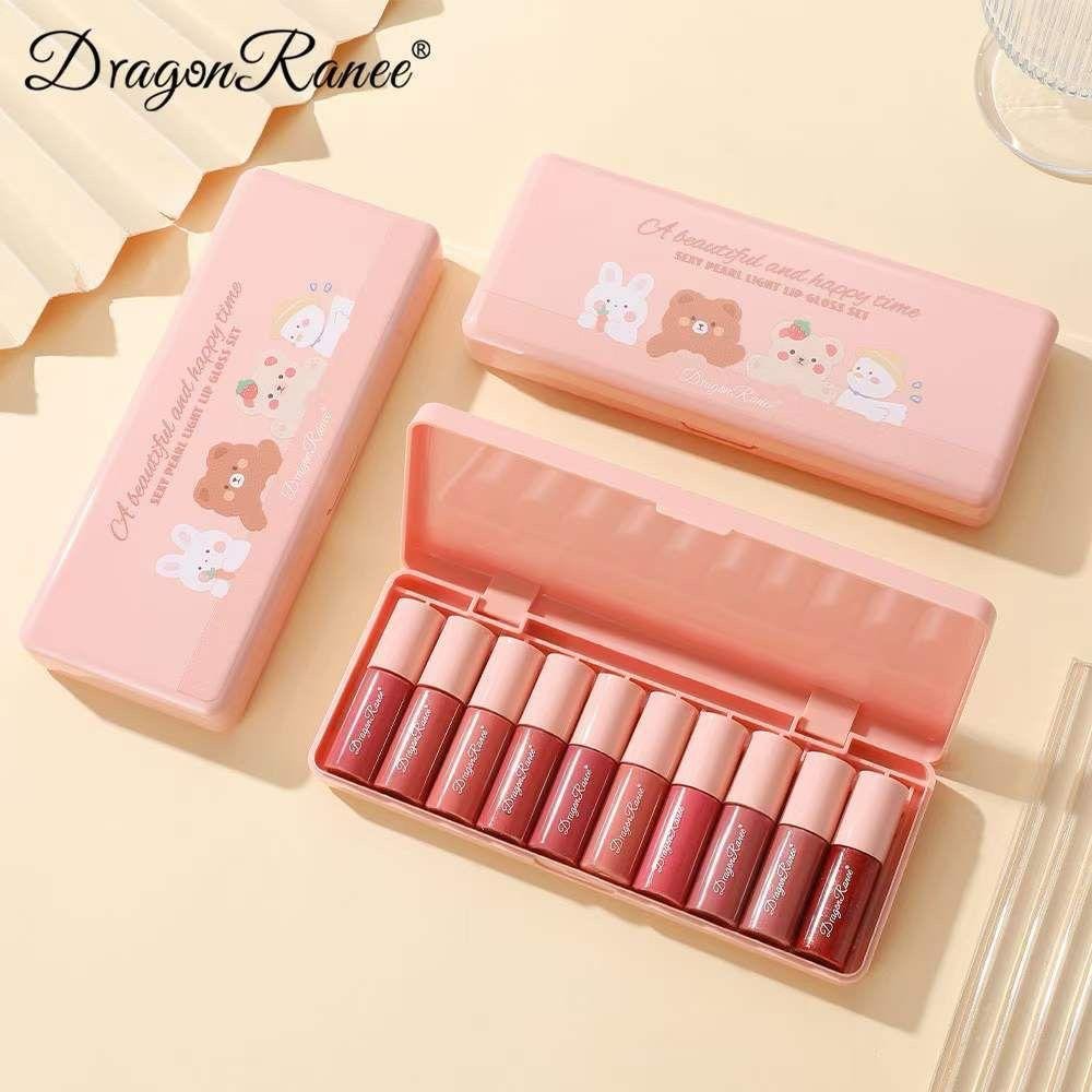 10Pcs   A Beautiful And Happy Time Sexy Pearl Light Lip Gloss Set...