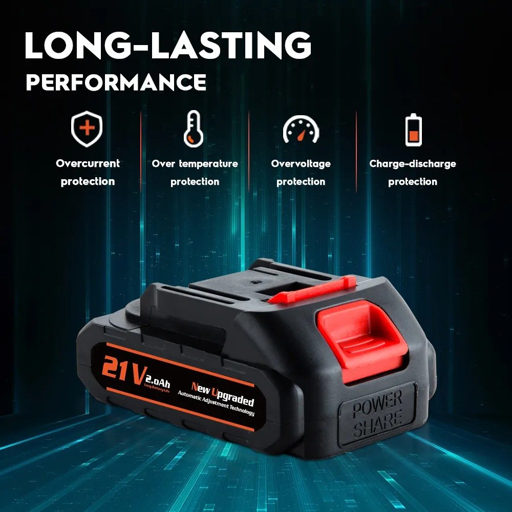 Universal 21v Lithium-Ion Battery Pack for Cordless Power Tools - Image 3
