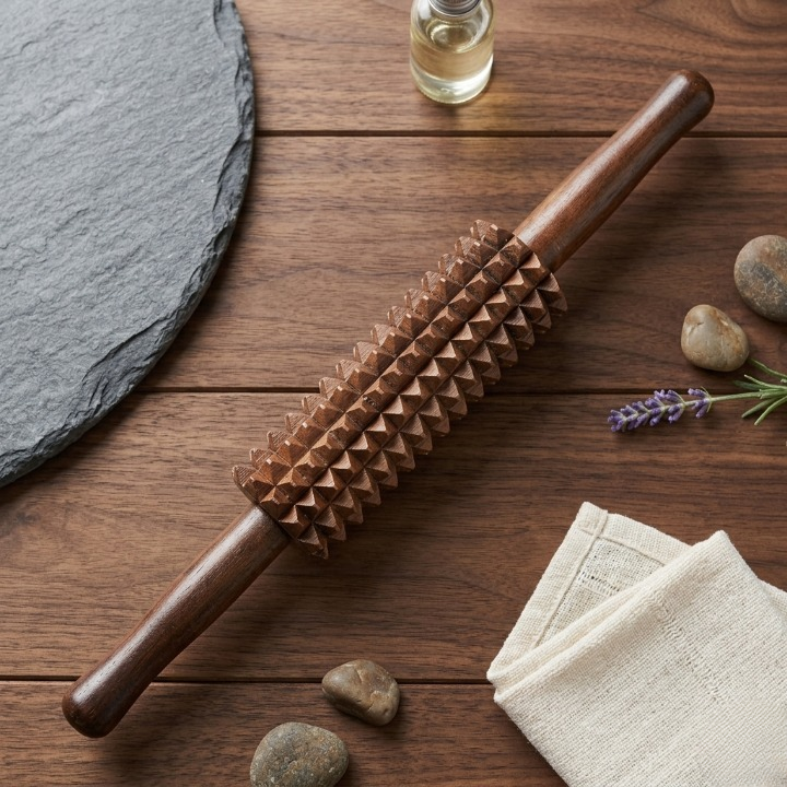 Handcrafted Wooden Thighs and Calves Massager - Image 3
