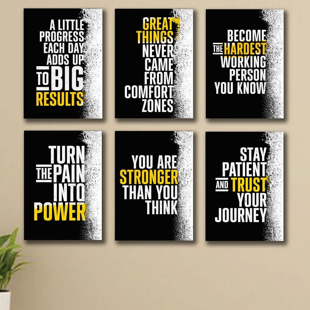 Set of 6 Premium Wall Art Photo Tiles